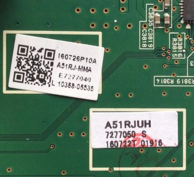 MAIN PARA TV PHILIPS 4K UHD SMART TV / NUMERO DE PARTE A51RJUH / A51RJ-MMA / BA51REG0401 2 / BA51RJG0401 2 / BA51REG04012 / BA51RJG04012 / PANEL U5DRAXH / MODELO 55PFL5601/F7 - Imagen 2