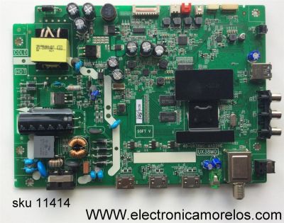 MAIN FUENTE COMBO ORIGINAL PARA TV TCL / NUMERO DE PARTE T8-32NAZP-MA3 / GTC000545A / V8-UX38001-LF1V030 / 40-UX38M0-MAD2HG / T8-32NAZP-MA3 / MODELO 32S3750 / PANEL LVW320CS0T E273	
