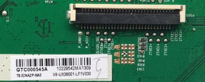 MAIN FUENTE COMBO ORIGINAL PARA TV TCL / NUMERO DE PARTE T8-32NAZP-MA3 / GTC000545A / V8-UX38001-LF1V030 / 40-UX38M0-MAD2HG / T8-32NAZP-MA3 / MODELO 32S3750 / PANEL LVW320CS0T E273	 - Imagen 3