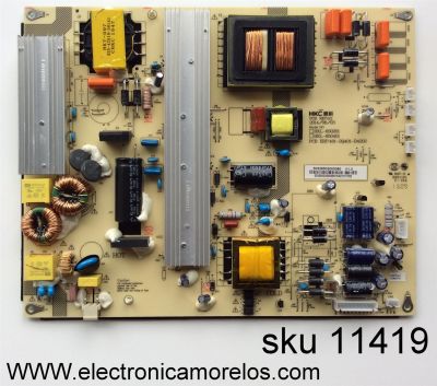 FUENTE DE PODER / HITACHI 50326502000060 V1.0 / 401-2Q401-D4202 / HKL-650201 / HKL-650401 / PANEL´S T650QVR01.5 / T650QVN02.0 / MODELOS LE65K6R9 / 65K3 / SLED6516