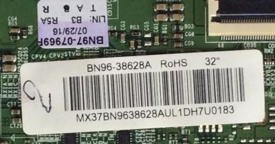 T-CON ((TARJETA NUEVA)) / SAMSUNG BN96-38628A / BN41-02111A / BN97-07969F / PANEL CY-JJ032BGLV4H / MODELO UN32J5205AFXZA FA05 - Imagen 2