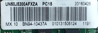 MAIN PARA TV SAMSUNG / NUMERO DE PARTE BN94-10437A / BN41-02307B / BN97-09305G / BN97-10148Z / BN9410437A / PARTE SUSTITUTA BN94-11798P / PANEL CY-JJ050BGAV1V / MODELOS UN50J5200 / UN50J5200AFXZA / UN50J5200AFXZA DD02 - Imagen 2
