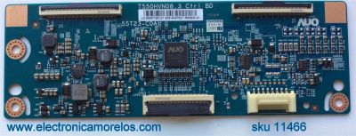 T-CON PARA TV SAMSUNG ORIGINAL / NUMERO DE PARTE 55.50T26.C21 / 5550T26C21 / T550HVN08.3 / 55T23-C0A / MODELO UN55KU6300FXZA FA01 / UN50J5200AFXZA DD02 / PANEL CY-JJ050BGAV1V-BB01 / DISPLAY T500HVN09.2