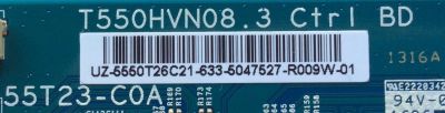 T-CON PARA TV SAMSUNG ORIGINAL / NUMERO DE PARTE 55.50T26.C21 / 5550T26C21 / T550HVN08.3 / 55T23-C0A / MODELO UN55KU6300FXZA FA01 / UN50J5200AFXZA DD02 / PANEL CY-JJ050BGAV1V-BB01 / DISPLAY T500HVN09.2 - Imagen 2