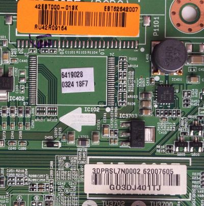 MAIN ORIGINAL PARA TV LG / NUMERO DE PARTE EBT62642007 / EAX65049107(1.0) / MODELO 42LN5300-UB AUSDLJR / PANEL T420HVN05.2 / DISPLAY T420HVN04.5 - Imagen 2