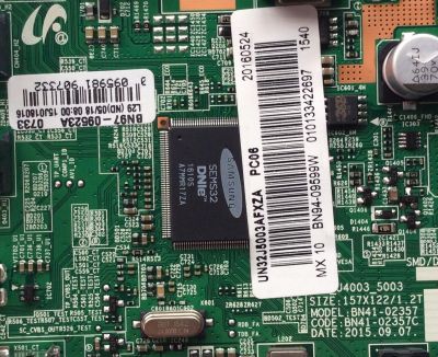 MAIN / FUENTE / (COMBO) / SAMSUNG BN94-09599W / BN97-09523A / BN41-02357C / MODELO UN32J5003AFXZA LS03 / PANEL JJ032BGE-R2-RR01	 - Imagen 2