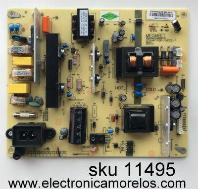 FUENTE DE PODER / HITACHI 850118727 / MP145D-1MF22-1 / MP145D-1MF22-1 REV:1.0 / PANEL C550F15-E6-H(G) / MODELOS LE50A6R9 / LE55A6R9