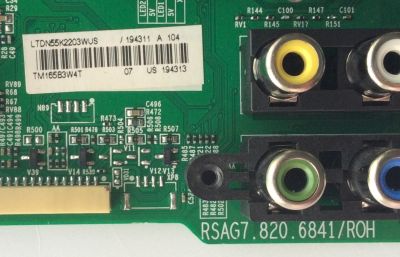 MAIN / HISENSE 194311 / 194313 / 198099 / LTDN55K2203WUS / RSAG7.820.6841/ROH / PANEL HD550DF-B52(020)\S8\GM\ROH / MODELOS 55H5C / 55H6D - Imagen 2