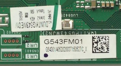 TARJETA INTERFACE / SHARP DUNTKG543FM01 / G543FM01 / DUNTKG543WE01 / QKITPG543WJN2 / PANEL R1JE695R3HA1AC / JE601R3HA40Z / MODELOS LC-70UC30U / LC-80UH30U / LC-70UE30U / LC-70UH30U / LC58Q7370U - Imagen 2