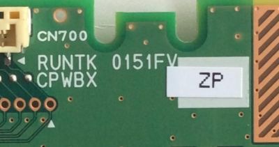 T-CON / SHARP RUNTK0151FVZP / CPWBX0151FVZP / PANEL JE695R3HA1AC / MODELOS LC-70UC30U / LC-70UE30 - Imagen 2