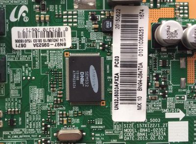 MAIN PARA TV SAMSUNG / NUMERO DE PARTE BN94-08470A / BN97-09523A / BN41-02357A / SUSTITUTAS BN94-09264A / BN94-09599W / BN94-10641A / PANEL CY-JJ032BGLV2H / DISPLAY LSF320HN05-K01 / MODELOS UN32J5003AFXZC / UN32J5003AFXZA TS01 / UN32J5003AFXZA LS02 - Imagen 2