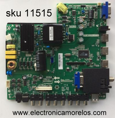 FUENTE / MAIN / (COMBO) SCEPTRE Y14070064 / TP.MS3393.P712 / MODELO X40 X405BV-FMQR8 / PANEL LSC400HN02	