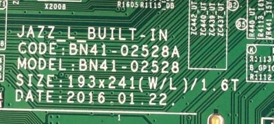 MAIN PARA TV SAMSUNG / NUMERO DE PARTE BN94-10801A / BN41-02528A / BN97-10649F / BN9410801A / PANEL CY-GK055HGLV2H / MODELOS UN55KU6000 / UN55KU6290 / UN55KU6300 / UN55KU6000FXZX / UN55KU6290FXZA / UN55KU6290FXZC / UN55KU6300FXZC / UN55KU6300FXZA FA01 - Imagen 2