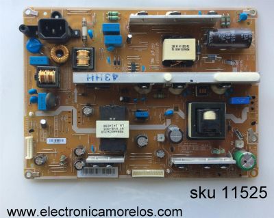 FUENTE DE PODER / SAMSUNG BN44-00686A / BN4400686A / P43HF_EDY / PANEL S43AX-YB03 / S43AX-YD03 / MODELO PN43F4500BFXZA TD02 / PN43F4550BFXZA