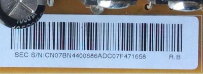 FUENTE DE PODER / SAMSUNG BN44-00686A / BN4400686A / P43HF_EDY / PANEL S43AX-YB03 / S43AX-YD03 / MODELO PN43F4500BFXZA TD02 / PN43F4550BFXZA - Imagen 2