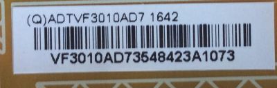 FUENTE DE PODER PARA TV VIZIO / NUMERO DE PARTE ADTVF3010AD7 / 715G6131-P04-W20-002S / 715G6131-P05-W20-002S / PANEL TPT400LA-HN02.S / MODELOS D40-D1 LTTETVFS / D40-D1 LTBETVCS / D40-D1 LTBETVFS / D40-D1 LTTETVAR / D40-D1 LTTETVAS / D40-D1 LTTETVCS - Imagen 2