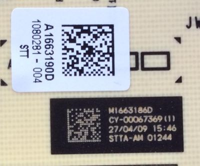 TARJETA D2N / SONY A-1663-190-D / A1663190D / 1-878-621-12 / 173045512 / MODELO KDL-46W5150 / PANEL LTY460HF04-001	 - Imagen 2
