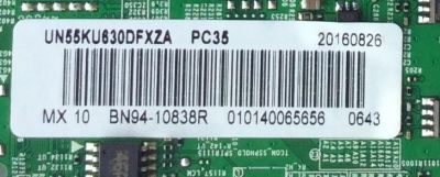MAIN PARA TV SAMSUNG / NUMERO DE PARTE BN94-10838R / BN41-02528A / BN97-10651D / BN9410838R / PANEL CY-GK055HGHV1H / MODELOS UN55KU630 / UN55KU630DFXZA CA02 / UN55KU630DFXZA CJ05 - Imagen 2