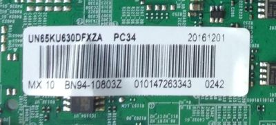 MAIN PARA TV SAMSUNG / NUMERO DE PARTE BN94-10803Z / BN41-02528A / BN97-10654L / BN9410803Z / PANEL CY-GK065HGNV1H / MODELO UN65KU630 / UN65KU630DFXZA DA02 - Imagen 2