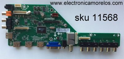 MAIN / HITACHI 50023393B00730 / T.MS3393.72 / MODELO LE65K6R9 / PANEL HK650WLEDM-AH32H / T650QVN02.0	