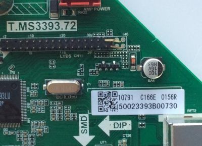 MAIN / HITACHI 50023393B00730 / T.MS3393.72 / MODELO LE65K6R9 / PANEL HK650WLEDM-AH32H / T650QVN02.0	 - Imagen 2