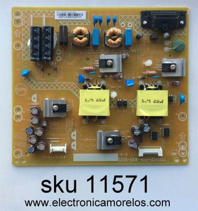 FUENTE DE PODER / VIZIO PLTVGQ371UAC5 / (Q)PLTVGQ371UAC5 / 715G6131-P04-W20-002S / 715G6131-P03-W20-002S / MODELO D43N-E1 LTT7VNAS / PANEL TPT430H3-DUYSHA.G REV:S1AL