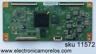T-CON / VIZIO 4SLX473PE34 / V500DK2-CKS2 / MODELO P502ui-B1E LTY6RKBQ / PANEL TPT500DK-QS1 REV:SC1E	