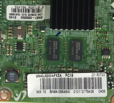 MAIN PARA TV SAMSUNG / NUMERO DE PARTE BN94-09548W / BN41-02307B / BN97-09305G / BN9409548W / PARTES SUSTITUTAS BN94-09536L / BN94-10488M / BN94-11797E / PANEL´S T430HVF02.0 / CY-JJ043BGAB1V-BB01 / MODELO UN43J5200 / UN43J5200AFXZA DD02 - Imagen 2