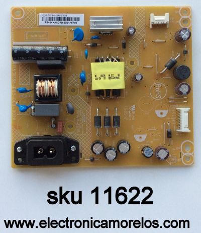 FUENTE DE PODER / VIZIO PLTVFE494XAU2 / 715G6188-P03-000-002H / FE494XAU2 / PLTVFE494XAU2 1643 / PANEL TPM236WFI-HJJP02.N REV:BC4A.A / MODELOS D24-D1 LTT6UNAS / D24-D1 LTT6UNBS / D24-D1 LTT6UNCS