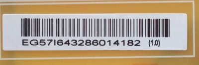 FUENTE DE PODER / LG EAY64328601 / 64328601 / EAX66842701(1.6) / LGP49BI-16CH1 / MODELO 49LF5400-UE.BUSWLJM	 - Imagen 2