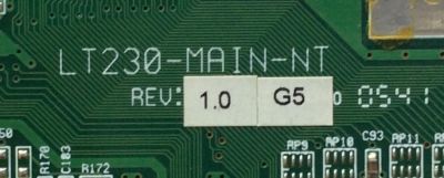 MAIN / OLEVIA LT230-MAIN-NT / Olevia SC0-P510210-000 / B1520-CC / MODELO LT23HVX / PANEL LTA230W1-L02	 - Imagen 2