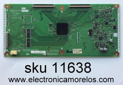 T-CON PARA TV SHARP / NUMERO DE PARTE DUNTKF778WE11 / DUNTKF778FM11 / RUNTK4910TP / KF778 / CPWBX4910TP / XF778WJN3 / PANEL LK695D3GW40Z / MODELOS LC-70LE733U / LC-70LE734U / LC-70LE640U