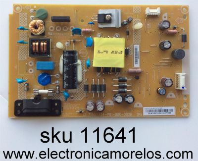 FUENTE DE PODER / VIZIO PLTVGL451GXTA / 715G7734-P01-000-002H / GL451GXTA / Q)PLTVGL451GXTA / PANEL TPT315B5-EUJFFE REV:S1V / MODELOS D32X-D1 LTT7UKBS / D32HNX-E1 LTTUVMCS