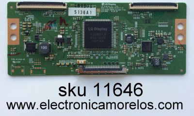 T-CON / LG 6871L-5136A / 5136A / V16_55UHD_TM120_V1.0 / 6870C-0694A / MODELO 55UH6150-UB.BUSWLJR / 55UH6090-UF.BUSWLJR / 55UH615A-UC.BUSWLJR / PANEL LC550EGE(FJ)(M4)