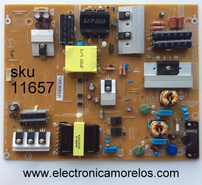 FUENTE DE PODER PARA TV VIZIO / NUMERO DE PARTE ADTVE1620AD5 / 715G6973-P01-002-002H / (Q)ADTVE1620AD5 / PANEL TPT430H3-QVN01-U REV:S000A / MODELOS M43-C1 / M43-C1 LTTWSPAR / M43-C1 LTTWSPCR / M43-C1 LTTWSPCS