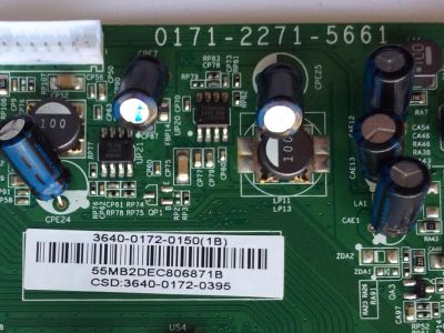 MAIN / JVC 3640-0172-0150 / 0171-2271-5661 / 3640-0172-0395 / MODELO EM40NF5 / PANEL V400HJ6-PE1 REV.C1	 - Imagen 2