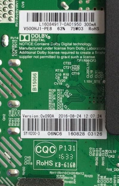 FUENTE / MAIN (COMBO) / ELEMENT L16084917 / TP.MS3393.P´B801 / MODELO ELEFW5016	 - Imagen 2