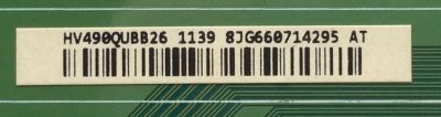 T-CON PARA TV LG / NUMERO DE PARTE HV490QUBB26 / 47-6021086 / HV490QUB / PANEL NC490DGE-ABEX3 / MODELOS 49UH6100-UH / 49UH6100-UH.BUSFLOR / 49UH6090-UJ / 49UH6090-UJ.BUSFLOR / 49UH610A-UJ / 49UH610A-UJ.BUSFLOR / 49UH6030-UD / 49UH6030-UD.BUSFLOR - Imagen 2