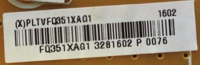 FUENTE DE PODER / INSIGNIA PLTVFQ351XAG1 / 715G7350-P01-000-002S / FQ351XAG1 / PANEL TPT430H3-QVN01.U REV:S000B / MODELO NS-43DR710NA17 / NS-43DR710CA17 - Imagen 2