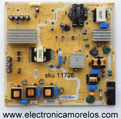 FUENTE DE PODER / SHARP 0500-0614-0880 / 9LE50006140880 / PSLF141401MA / UHD43 / MODELO LC-43UB30U / PANEL T430QVN01.0	