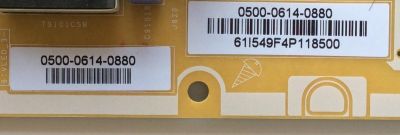 FUENTE DE PODER / SHARP 0500-0614-0880 / 9LE50006140880 / PSLF141401MA / UHD43 / MODELO LC-43UB30U / PANEL T430QVN01.0	 - Imagen 2