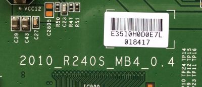 T-CON / SAMSUNG LJ94-03510H / 3510H / 2010_R240S_MB4_0.4 / MODELO UN40C7000WFXZA / PANEL LTF400HQ02-A04	 - Imagen 2