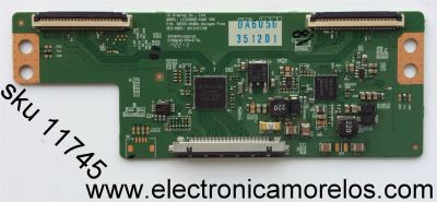 T-CON / LG 6871L-3512D / 3512D / 6870C-0488A / MODELO 32LB5800-UG.BUSWLJR / PANEL TPT315B5-EUJFFA	