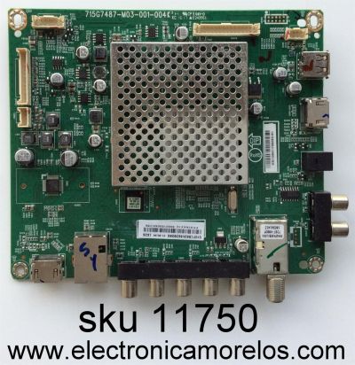 MAIN / VIZIO GXGFCB02K063 / GXGFCB02K063020Q / 715G7487-M03-001-004K / MODELO D32X-D1 LTBUUKJS / PANEL TPT315B5-FHBN0.K REV:S49P2L	