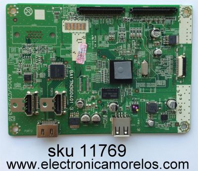 MAIN / EMERSON A17G1MMA-001 / A17G1UH / BA17N3G0401 3 / MODELO LC370EM2 DS1 / PANEL UK37MXA	