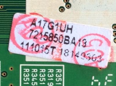 MAIN / EMERSON A17G1MMA-001 / A17G1UH / BA17N3G0401 3 / MODELO LC370EM2 DS1 / PANEL UK37MXA	 - Imagen 2