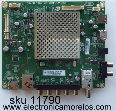 MAIN / VIZIO GXFCB02K063 / 715G7487-M03-001-004K / GXFCB02K063020Q / MODELO D32X-D1 LTTUUKJS / PANEL TPT315B5-FHBN0.K REV:S49P2L	