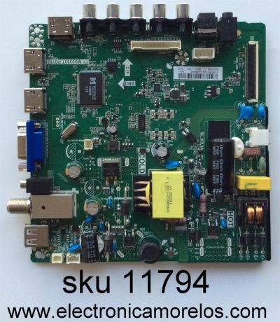 MAIN / FUENTE / (COMBO) H16071106 / TP.MS3393T.PB758 / MODELO ELEFW328 LE-32GJL4-B3/ PANEL BOEI320WX1-01	