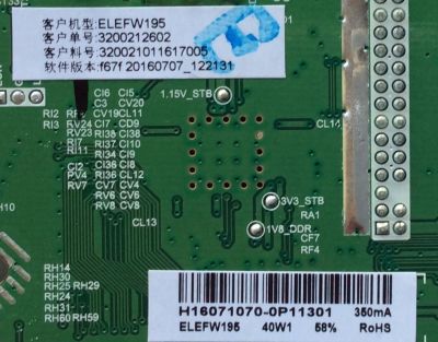 MAIN / FUENTE / (COMBO) / ELEMENT H16071070 / TP.MS3393A.PA6371 / MODELO ELEFW195 / PANEL BOEI185WX1	 - Imagen 2