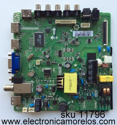 MAIN / FUENTE / (COMBO) / ELEMENT H16050716 / 3200188017 / TP.MS3393T.PB758 / MODELO ELEFW328 LE-32GJL4-B3 / PANEL BOEI320WX1-01	